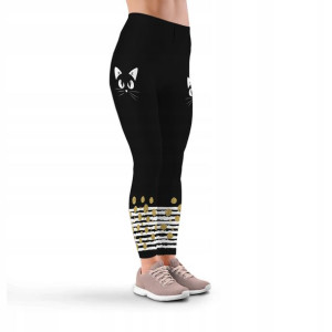 Legginsy Dziewczęce Getry Dziecięce Nadruki Kolory