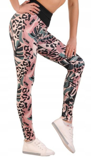 Legginsy Sportowe Do Biegania Fitness Damskie L/xl