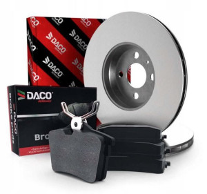 Tarcze i Klocki DACO TYŁ Berlingo 308 PARTNER '07-
