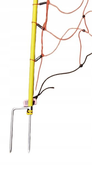 Siatka elektryczna dla owiec dł 50m, 90 cm, paliki