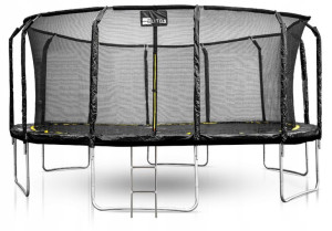 TRAMPOLINA OGRODOWA PREMIUM 16FT siatka + drabinka