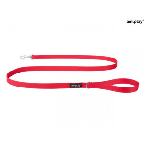Amiplay Smycz Basic Czerwona 150 cm Rozmiar XL