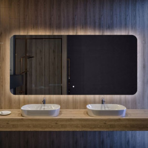 Lustro Łazienkowe Podświetlane LED Dotyk 170x100cm