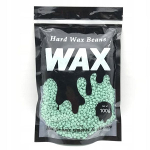 Wosk twardy w granulkach do depilacji 100g - aloes