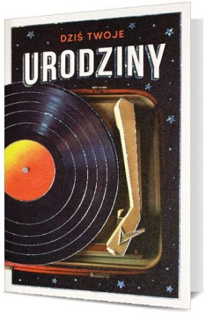 Kartka urodzinowa dla faceta retro H2404