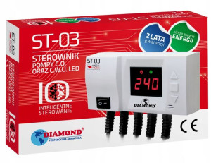 Sterownik Pompy Co Cwu Led Regulator 230v Ip20
