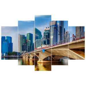 OBRAZ DRUKOWANY  Singapur 150x100