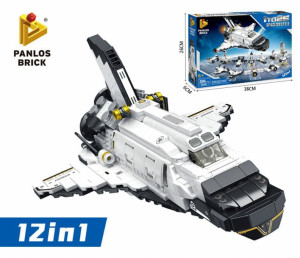 Klocki kosmos , zestaw xxl rakieta kosmiczna 12w1 Polska 24h