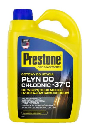 Prestone Płyn Do Chłodnic Mieszalny Gotowy -37c 4l