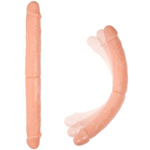 Podwójne Wyginane Dwustronne Dildo 36cm Penis