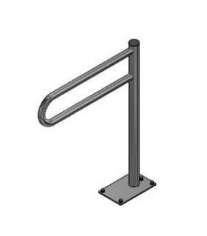 Poręcz łukowa stała podłogowa 60cm MAT