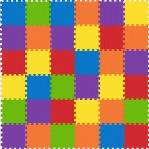 Mata Piankowa Gruby Dywan 40el Eva Puzzle 240x150 Xxl