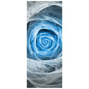 FOTOROLETA  Błękitna róża fraktalna 61x150