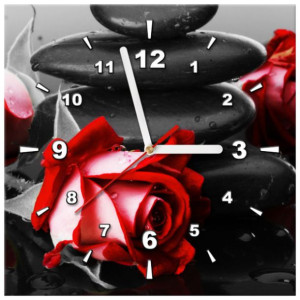 ZEGAR  Roses and spa 30x30