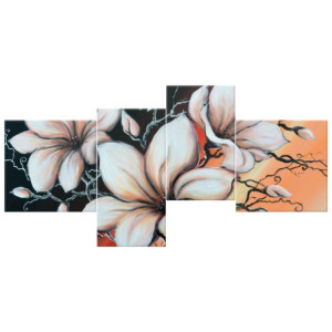 OBRAZ DRUKOWANY  Magnolia o zachodzie słońca 140x70