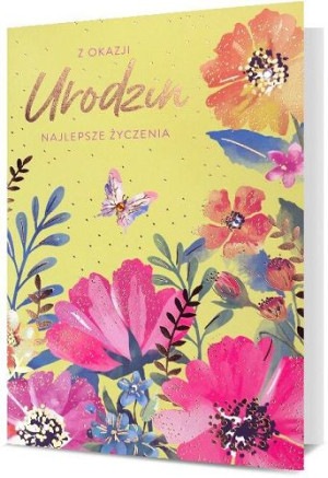 Kartka urodzinowa romantyczna HM2484