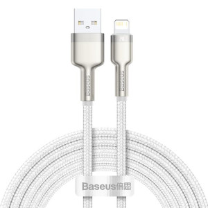 Baseus Cafule Metal Kabel Lightning 2.4a 2m Biały