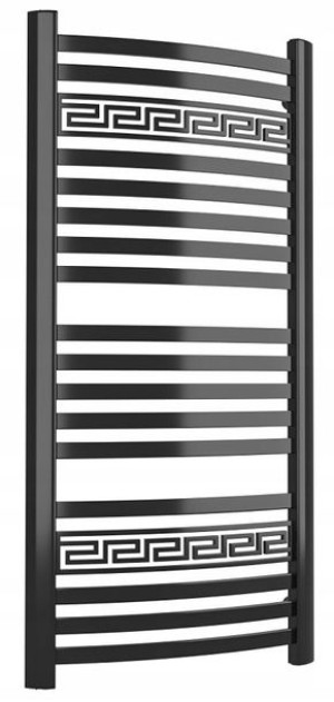 Grzejnik Dekoracyjny Greek 750/570 Czarny Połysk