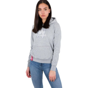Bluza z Kapturem Alpha Industries New Basic Hoody Damska