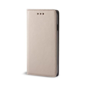 Etui portfel flip magnet MOTOROLA MOTO E5 złoty