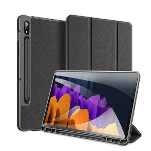 Etui SAMSUNG GALAXY TAB S7+ PLUS Dux Ducis Domo Series z klapką czarne