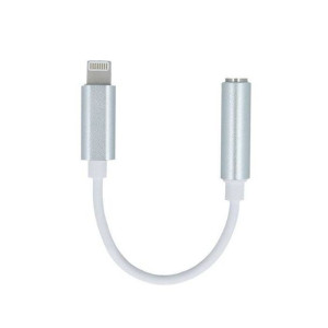 Adapter przejściówka IPHONE Audio Jack 3,5 mm biały