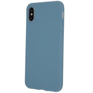 Etui HUAWEI P SMART 2019 Back Żel Matt szaro-niebieskie