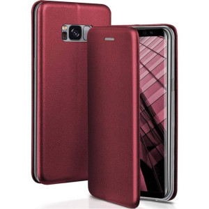 Etui LG K22 portfel z klapką skóra ekologiczna Flip Elegance burgundowe