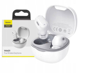 Słuchawki bezprzewodowe dokanałowe Bluetooth 5.0 TWS Baseus True Wireless E