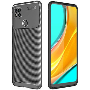 Etui XIAOMI REDMI 9C Pancerne Shockproof Carbon Fiber czarne