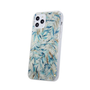 Nakładka Gold Glam do Motorola Moto G9 Play / G9 / E7 Plus Boho Leaves