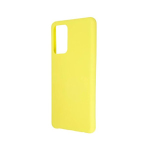 Nakładka Silicon do Samsung Galaxy A72 4G / A72 5G żółta