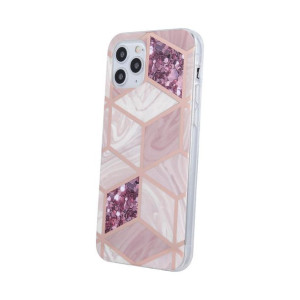 Nakładka Geometric Marmur do Motorola Moto G9 Play / G9 / E7 Plus wrzosowa