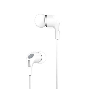 XO słuchawki przewodowe EP4 jack 3,5mm dokanałowe białe