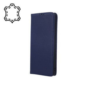 Etui skórzane Smart Pro do Samsung Galaxy A72 4G / A72 5G ciemnoniebieski