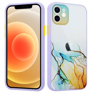 Mx Aquarelle Iphone 7/8/se 2020 Żółto-niebieski / Yellow-navy