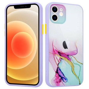 Mx Aquarelle Iphone 11 Pro Miętowo-różowy / Mint-pink