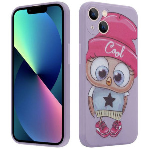 Mx Owl Cool Iphone 12 Pro Purple / Fioletowy