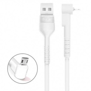 NB100 XO Kabel micro biały 2,1A 1m