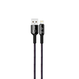 NB102 XO Kabel USB/8-pin czarny 2,4A 1m