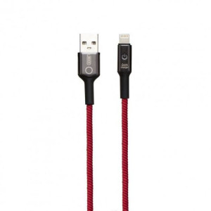 NB102 XO Kabel USB/8-pin 2,4A 1m czerwony