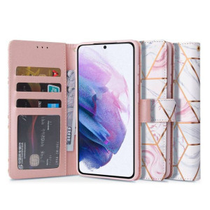 Tech-protect Wallet Galaxy S21 Fe Marble