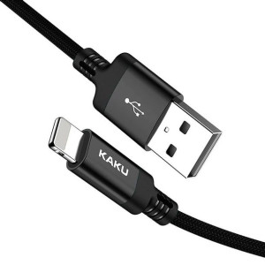 Kabel iPhone Lightning 2.8A 2m Szybkie ładowanie KAKU (KSC-284) czarny