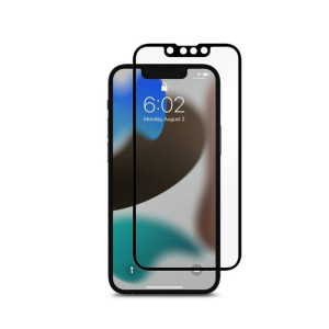 Moshi iVisor AG - Matowa folia ochronna na ekran iPhone 13 mini (czarna ram