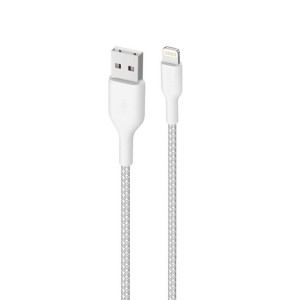 PURO Fabric Ultra Strong - Kabel w oplocie heavy duty USB-A / Lightning MFi