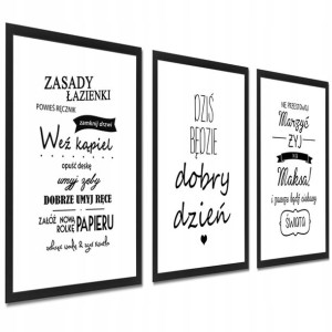 Napisy Do Domu MEGA ZESTAW Poster Plakat DO WYBORU