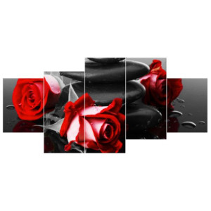 OBRAZ DRUKOWANY  Roses and spa 150x70