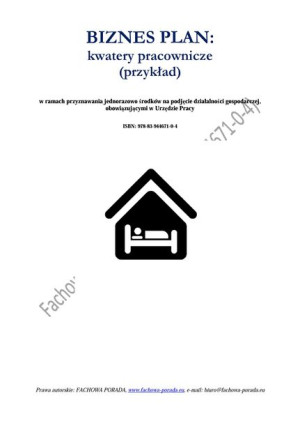 BIZNESPLAN wynajem kwater pracowniczych 2015