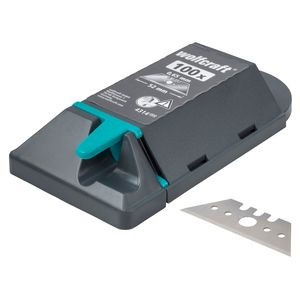 100x Ostrza Trapezowe 52 / 0.65 Mm Wolfcraft Profesjonalne Do Nożyka