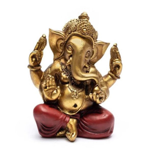 Złota figurka Ganesha